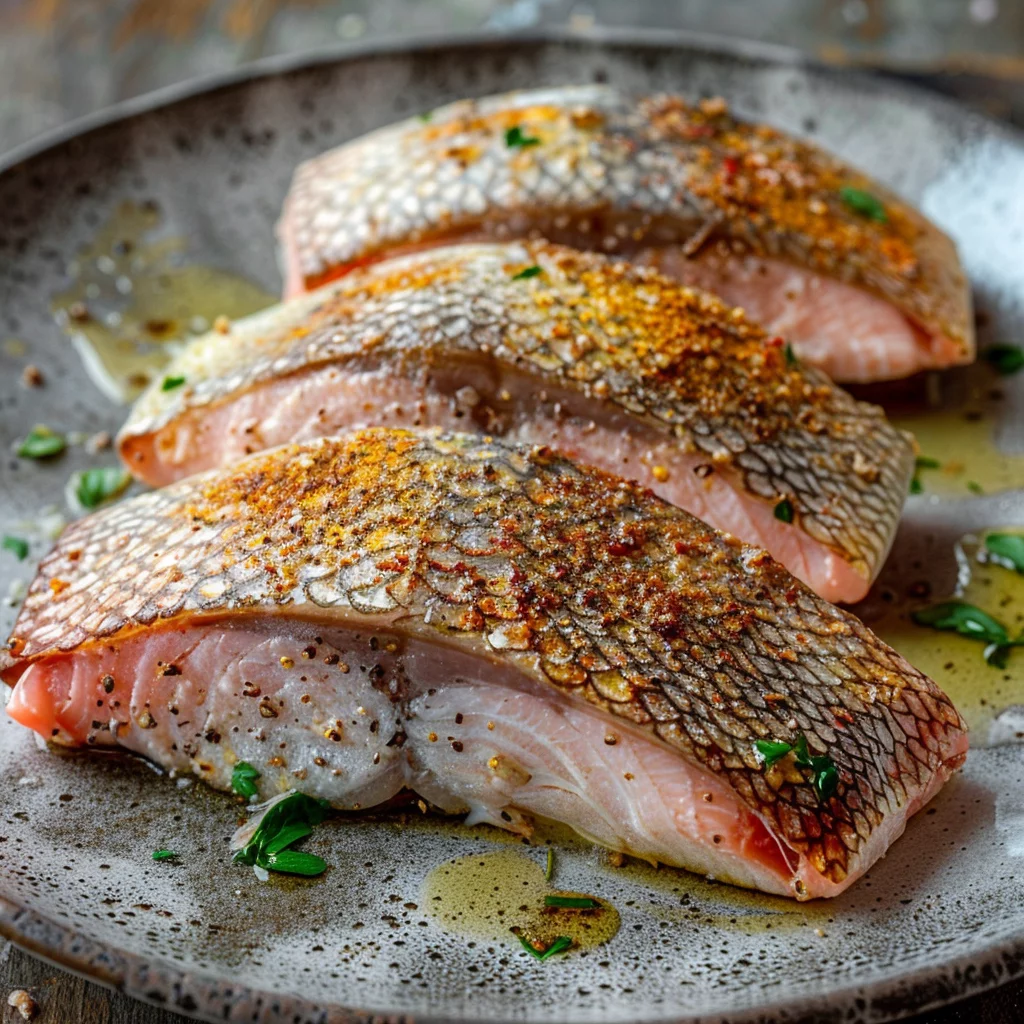 sous vide snapper serving