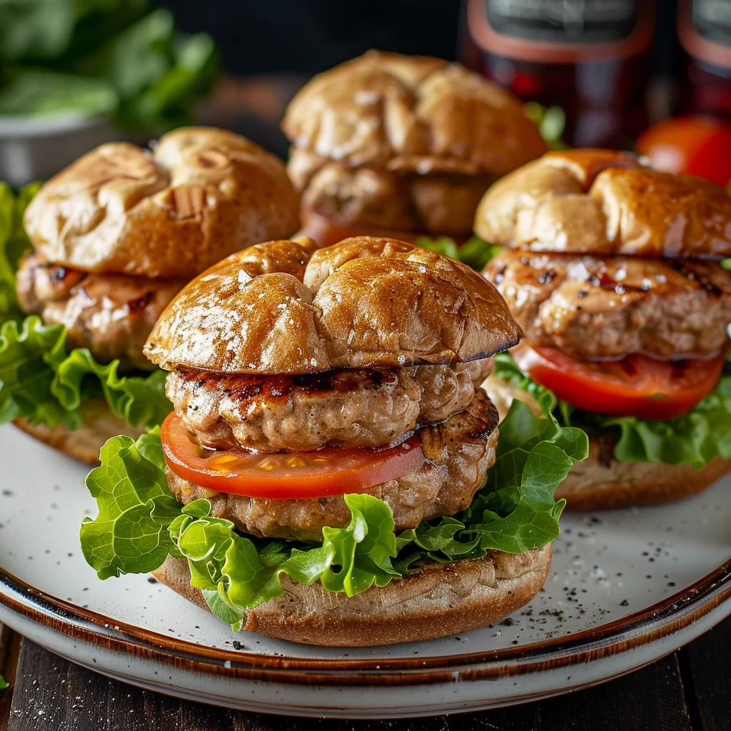 Sous Vide Turkey Burgers