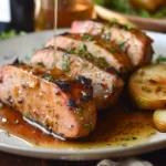 Cinnamon Pear Sous Vide Pork Tenderloin