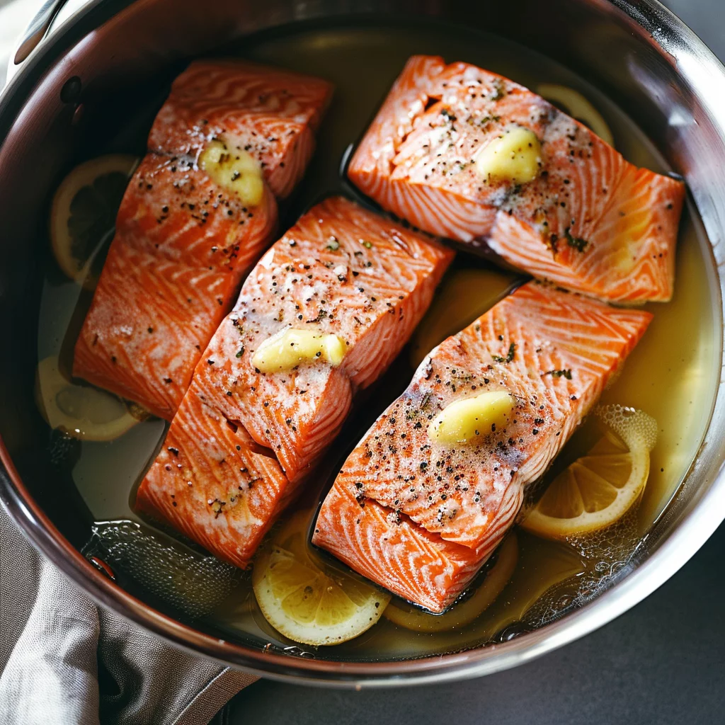 easy sous vide salmon with lemon butter ingredients