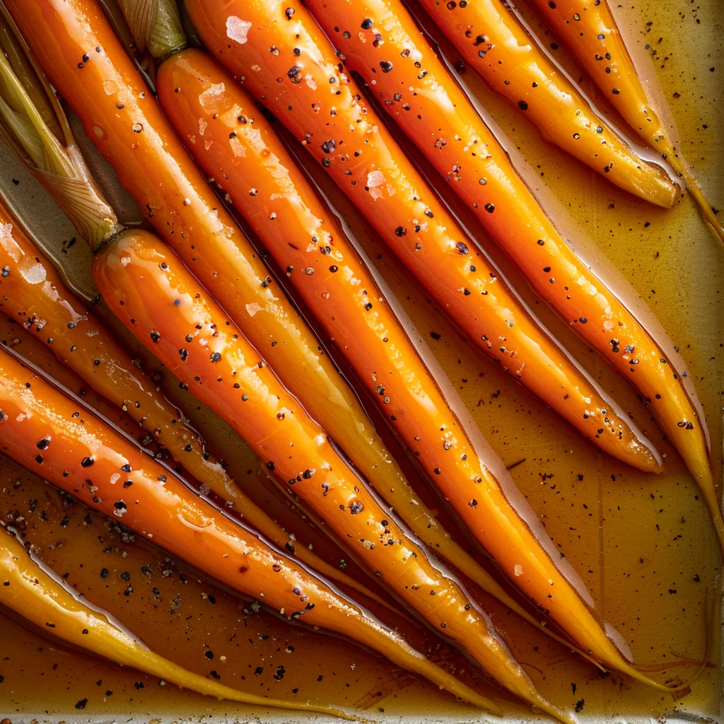maple glazed sous vide carrots ingredients