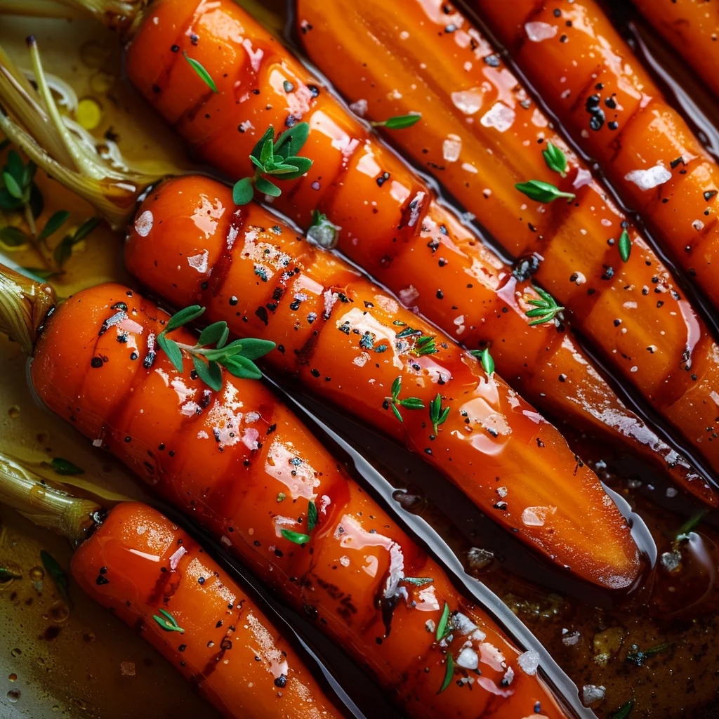 Maple Glazed Sous Vide Carrots