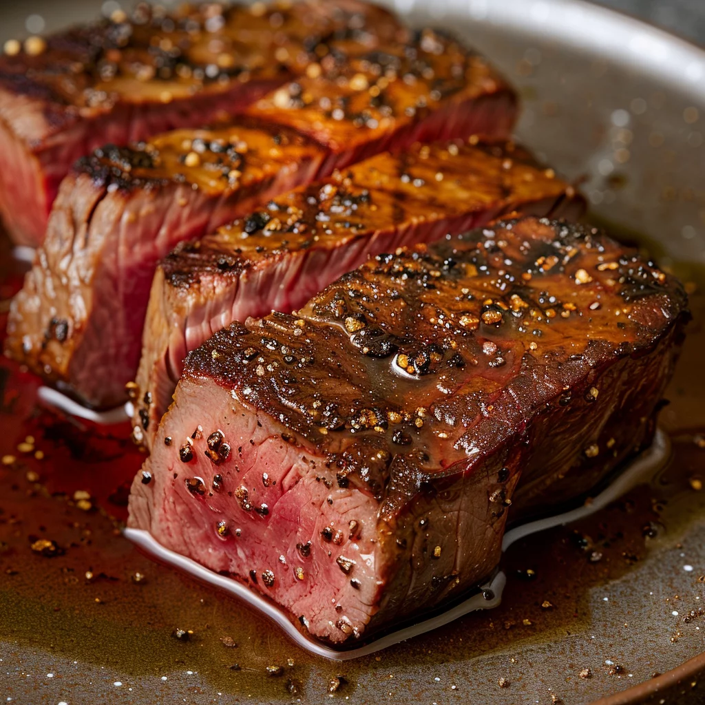 melt in your mouth sous vide eye of round serving