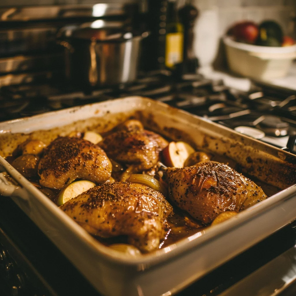 sous vide apple cider chicken ingredients