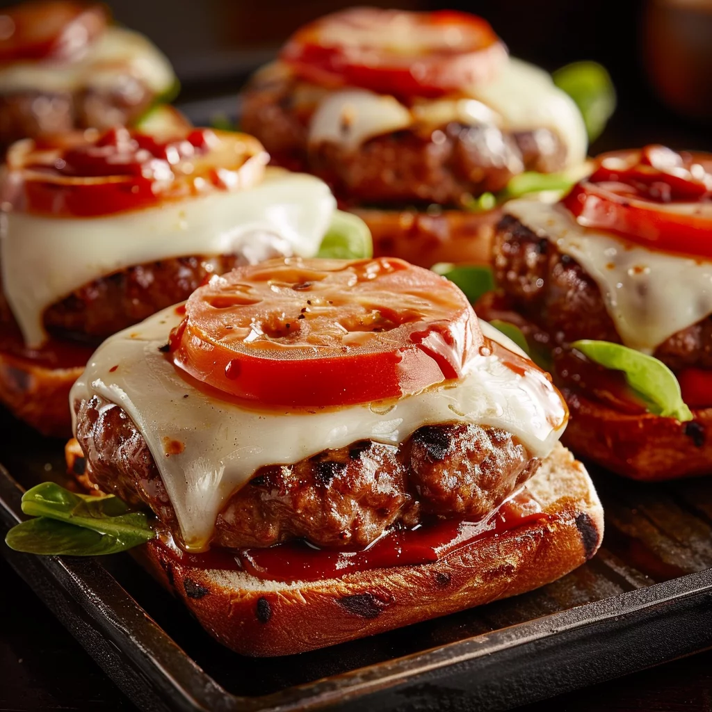sous vide burgers serving