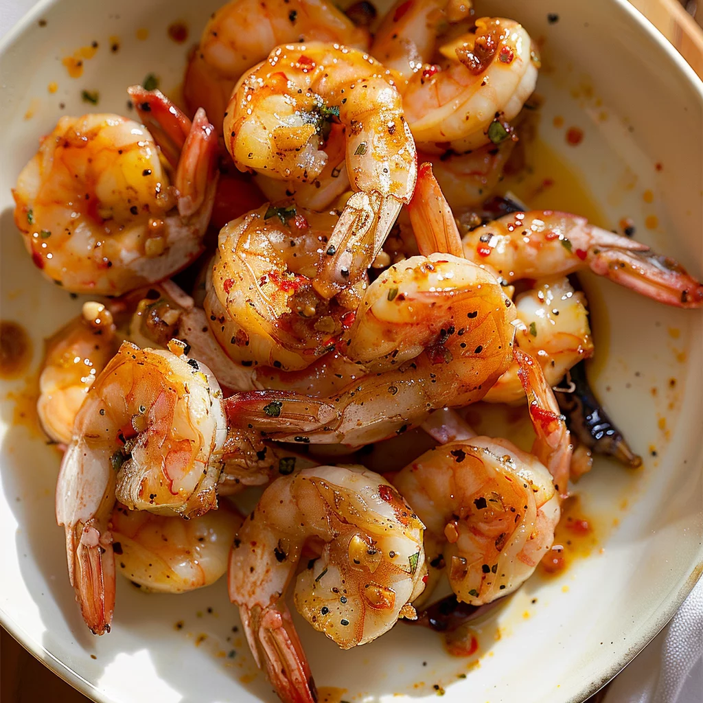 sous vide chili garlic shrimp ingredients