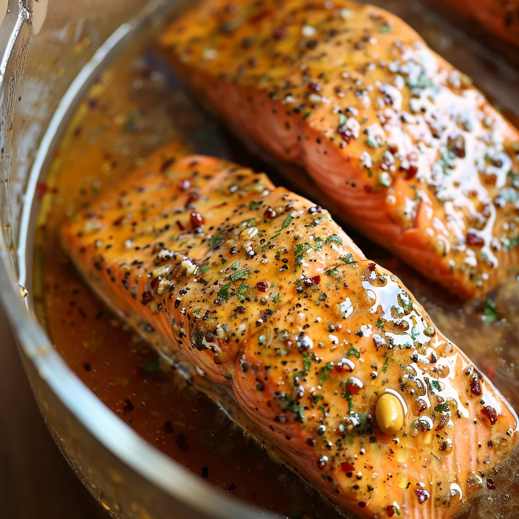sous vide honey garlic salmon ingredients
