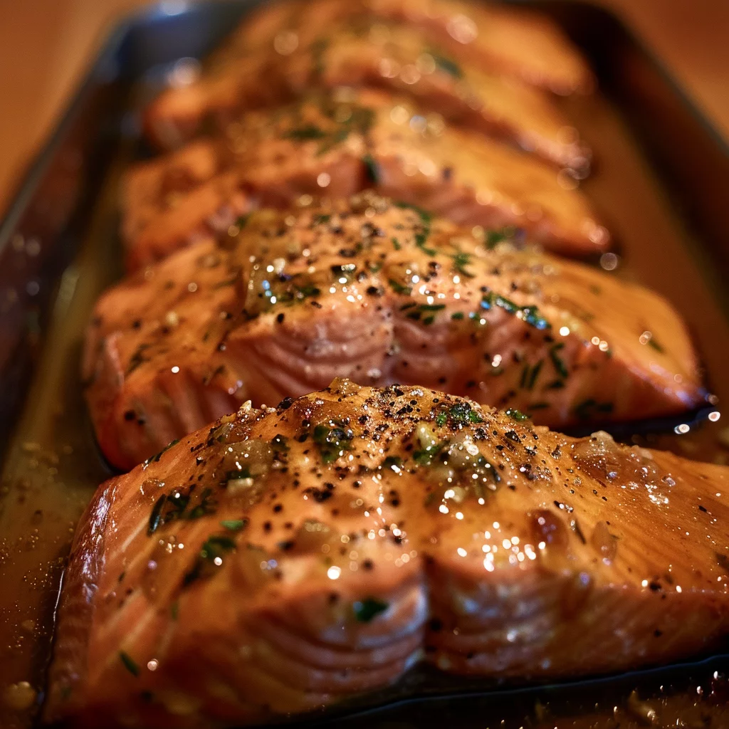Sous Vide Honey Garlic Salmon