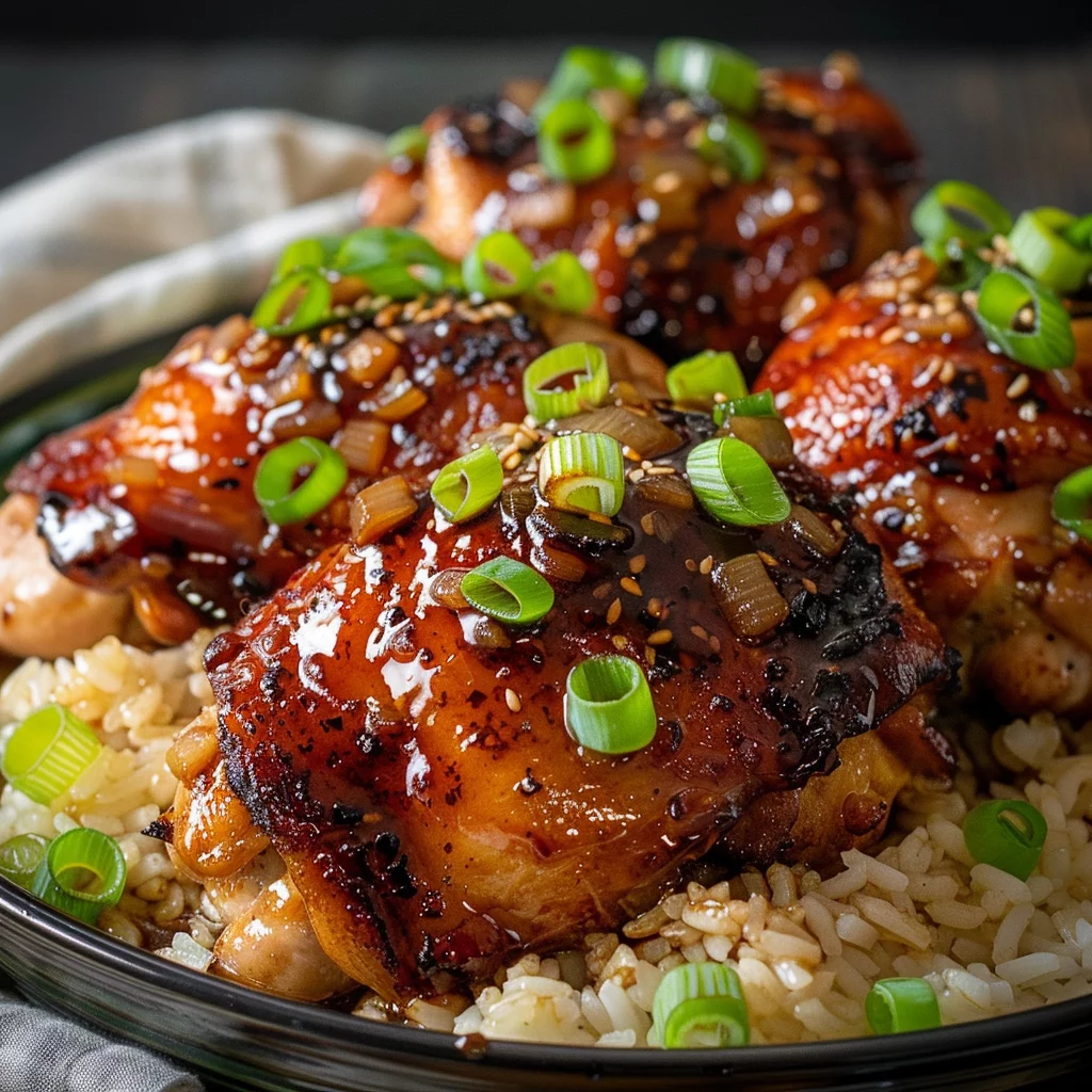 sous vide teriyaki chicken bowls ingredients
