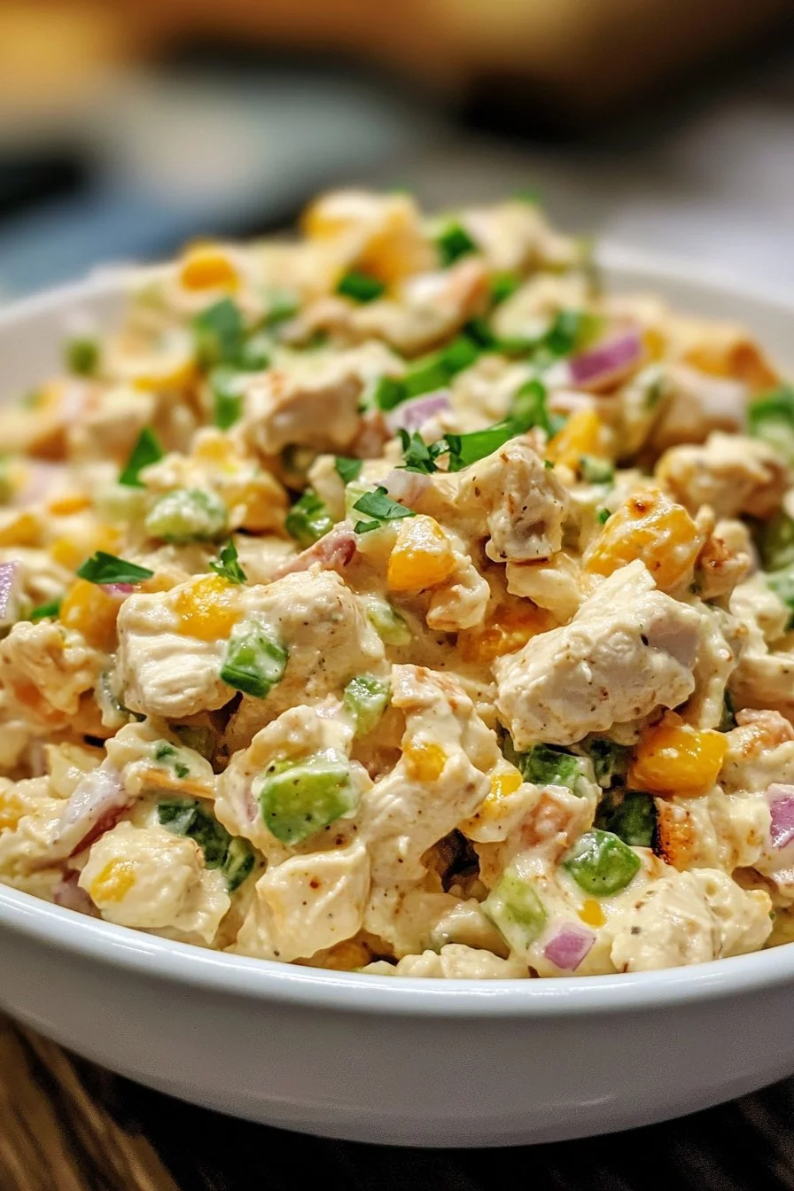 Jalapeño Popper Chicken Salad