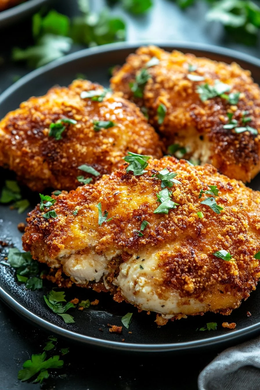 Copycat Longhorn Parmesan Crusted Chicken