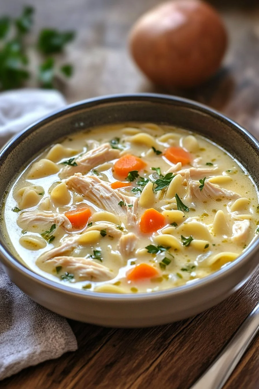 Creamy Chicken Noodle Soup