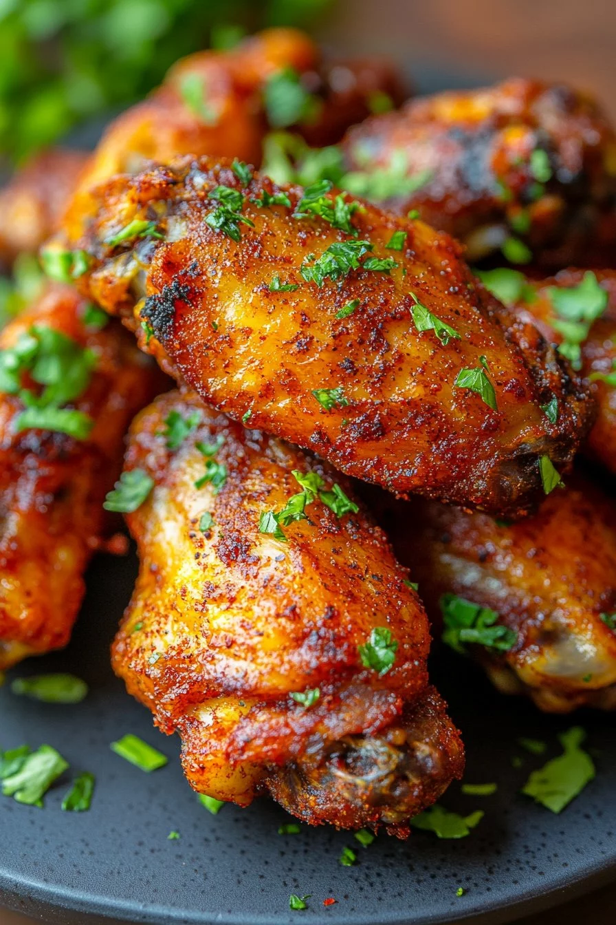 Crispy Dry Rub Chicken Wings