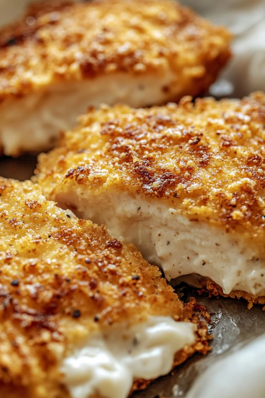 Parmesan Crusted Chicken with Mayo