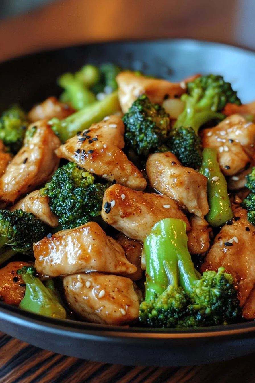 Stir-Fried Chinese Chicken and Broccoli