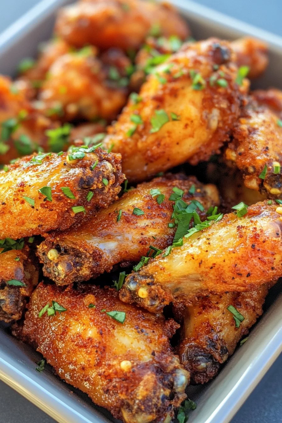 Crispy Dry Rub Chicken Wings