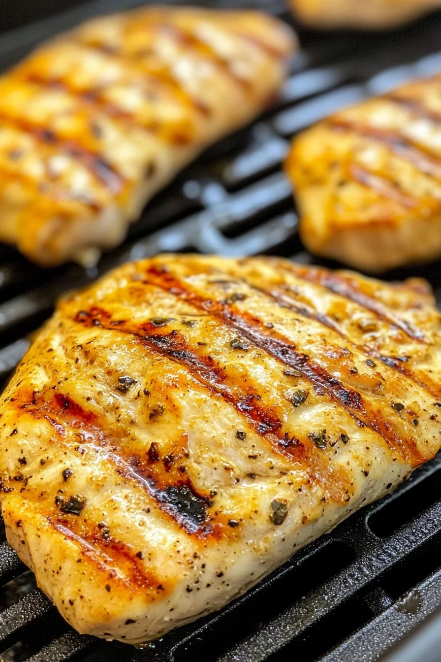 Air Fryer Grilled Chicken Breasts