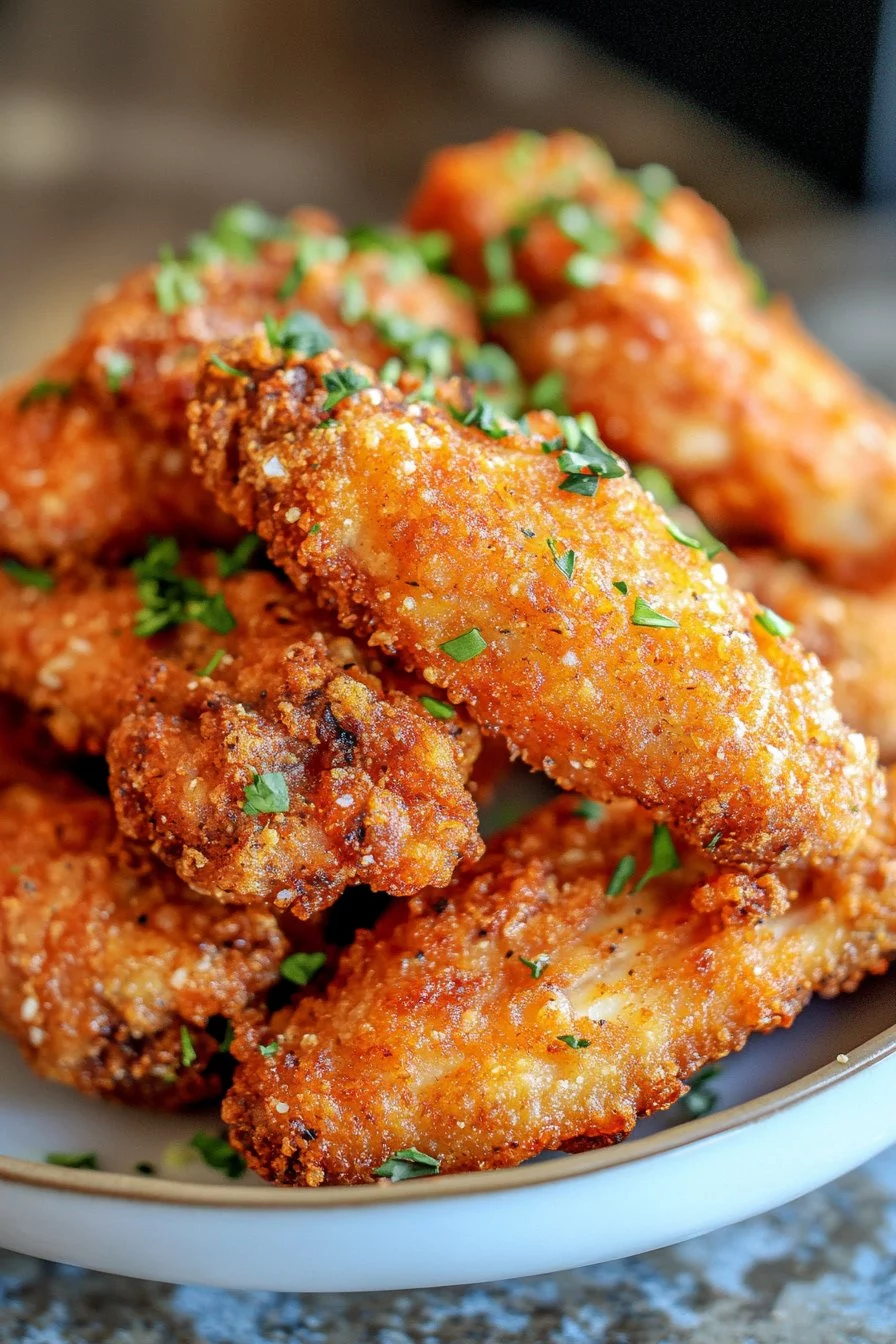 Oven-Fried Crispy Baked Chicken Wings