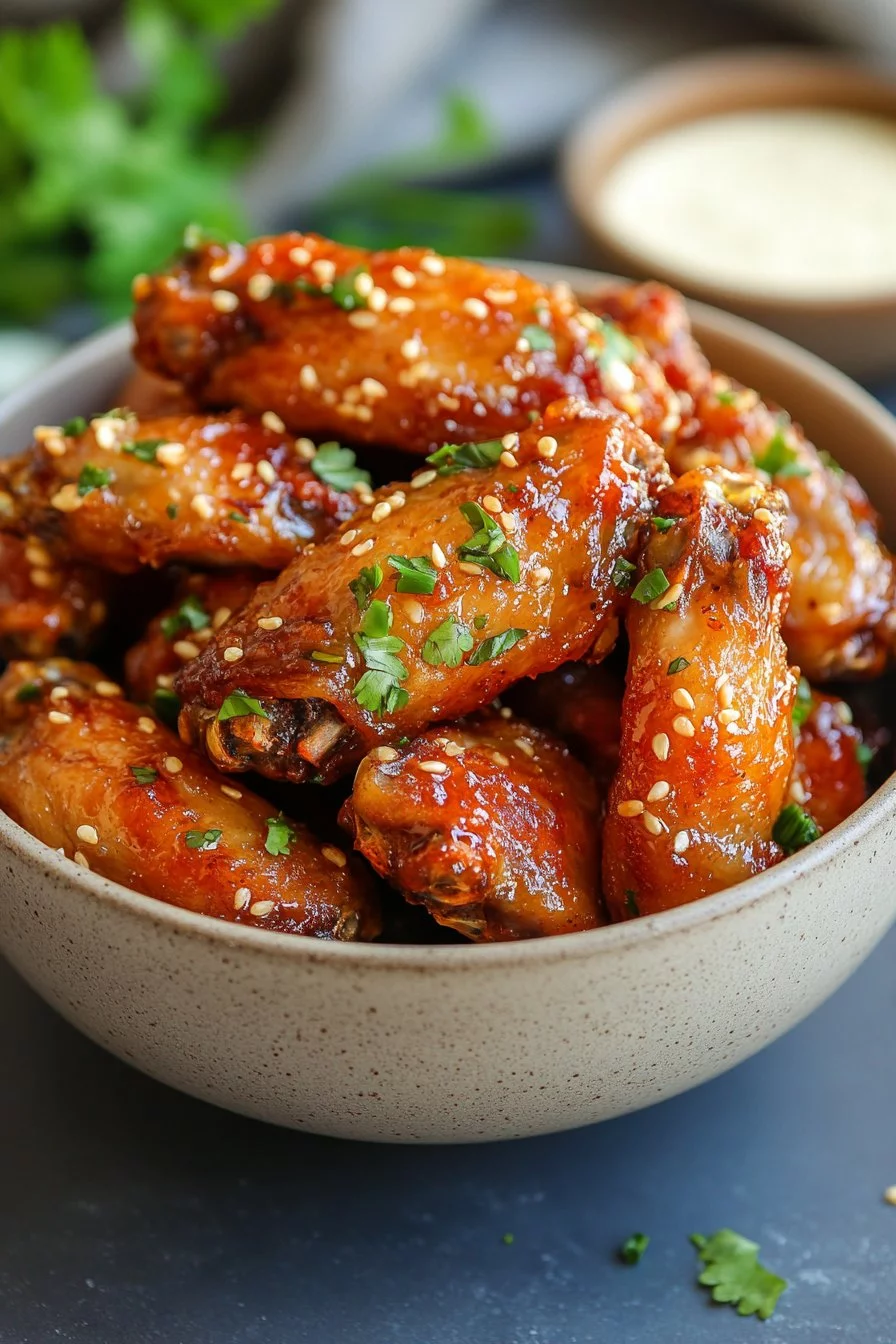 Honey Garlic Chicken Wings
