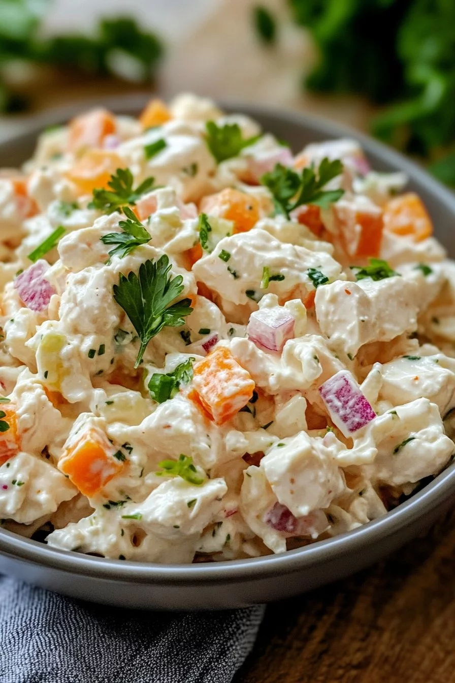 Cottage Cheese Chicken Salad