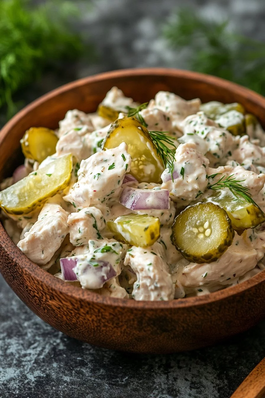 Dill Pickle Chicken Salad