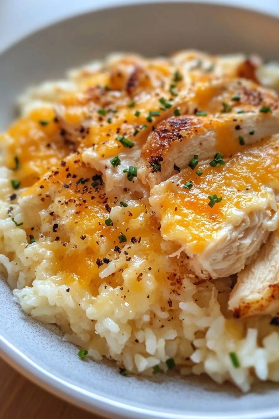 Cheesy Chicken and Rice