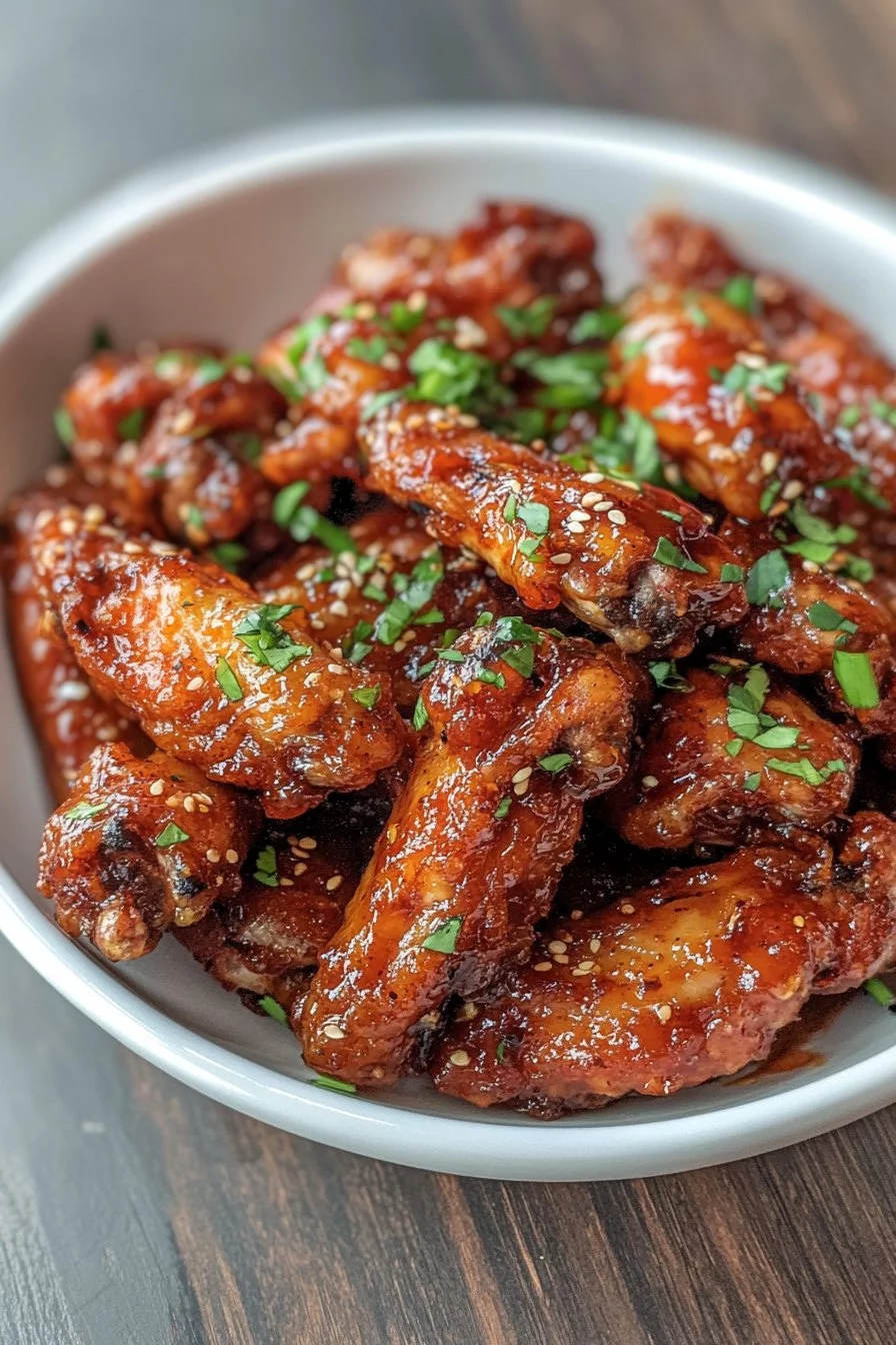 Honey Chili Chicken Wings