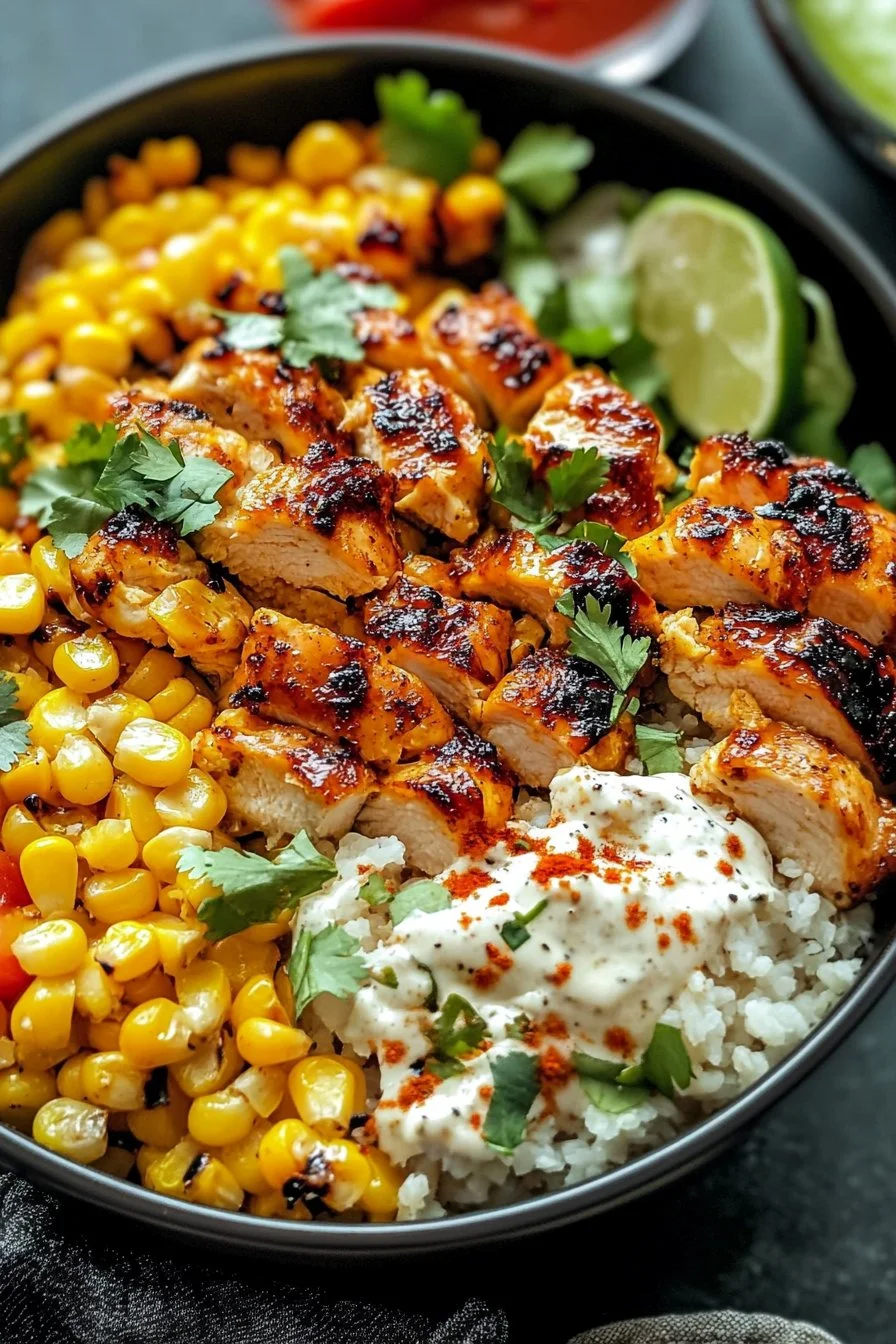 Tasty Street Corn Chicken Bowl