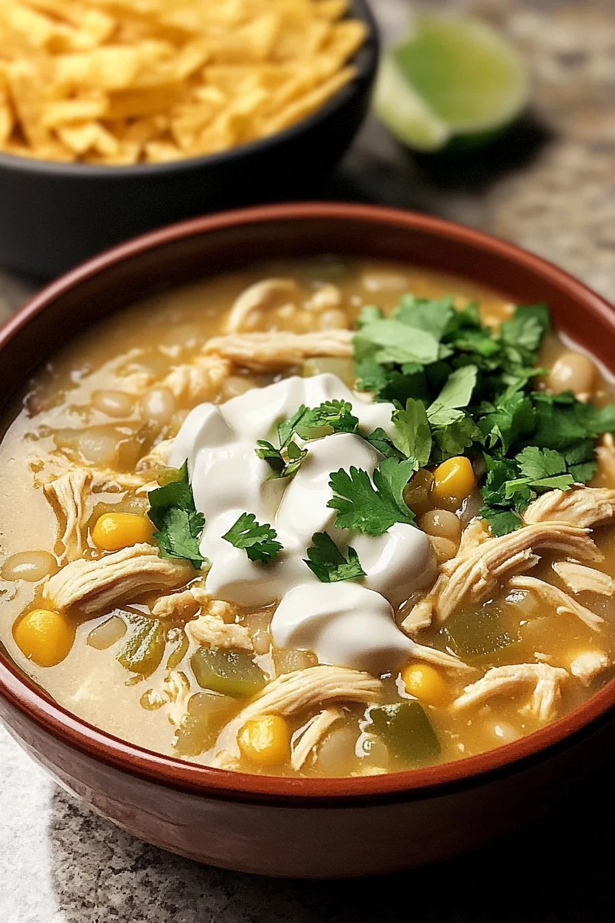 Healthy White Chicken Chili