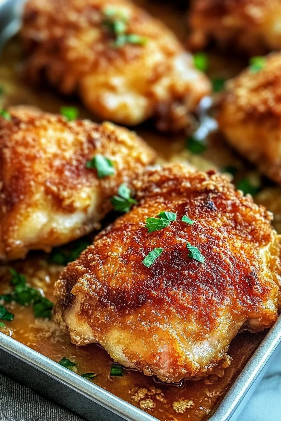 Oven-Fried Chicken Thighs