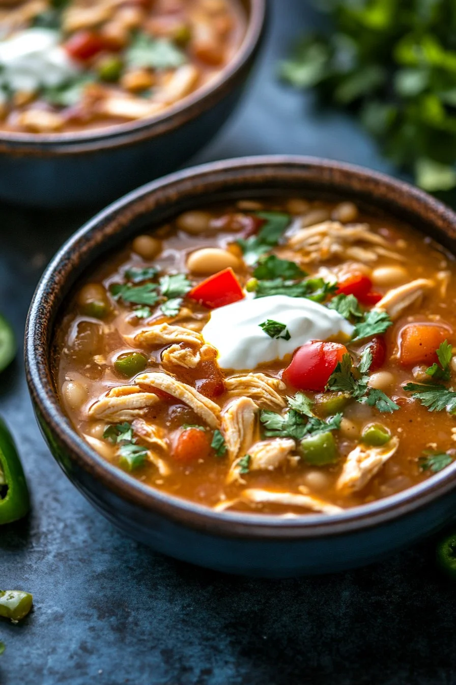 Healthy White Chicken Chili