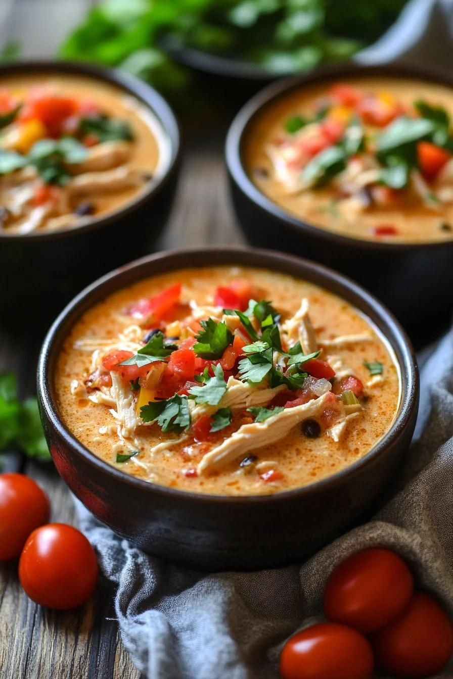 Creamy Chicken Tortilla Soup