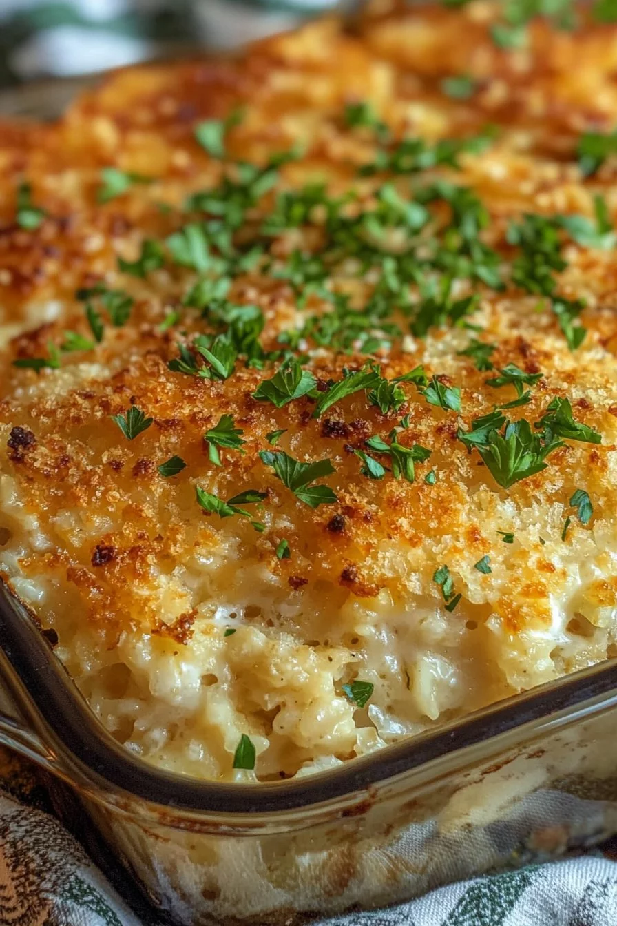 No-Peek Chicken and Rice Casserole