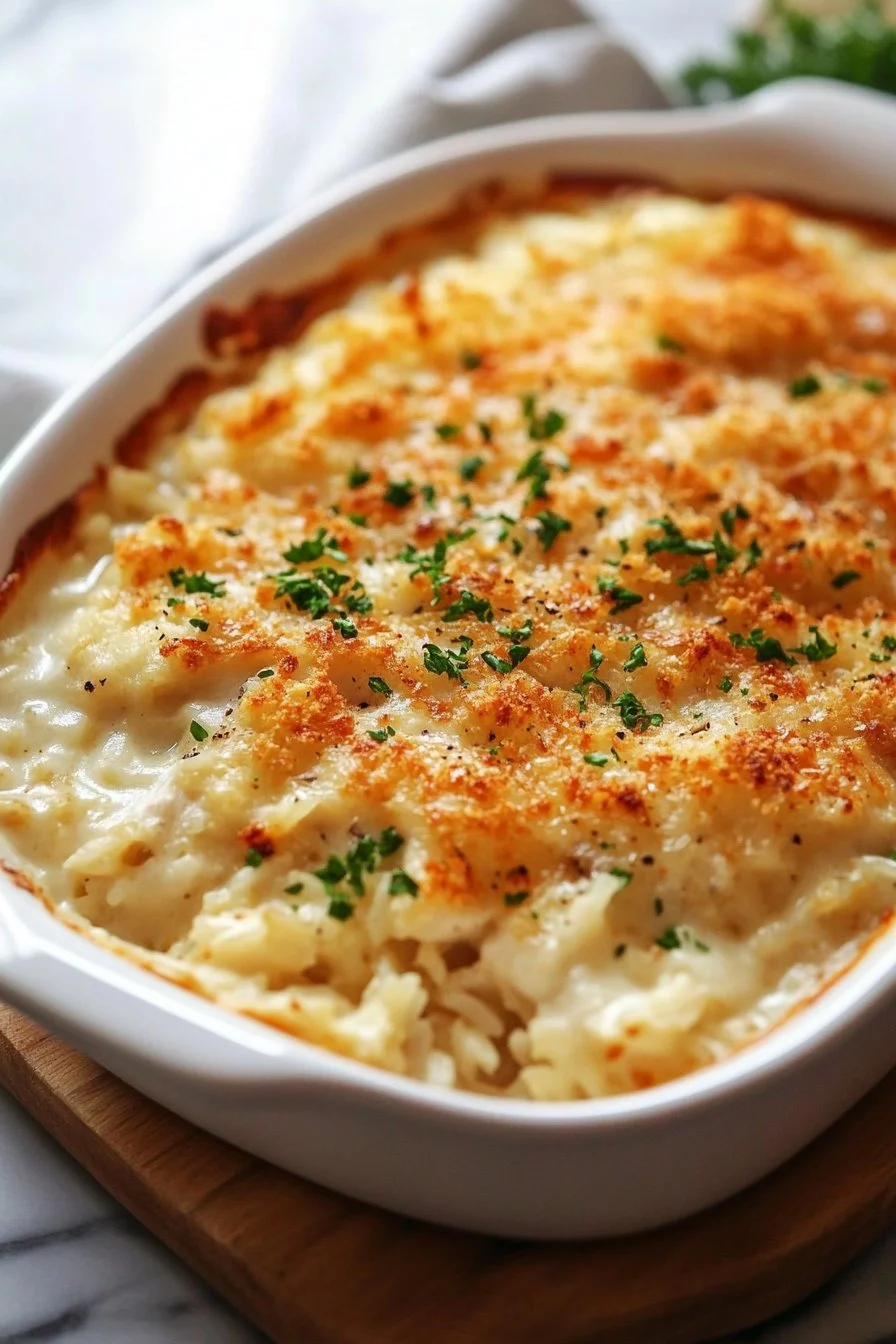 Creamy Chicken and Rice Bake
