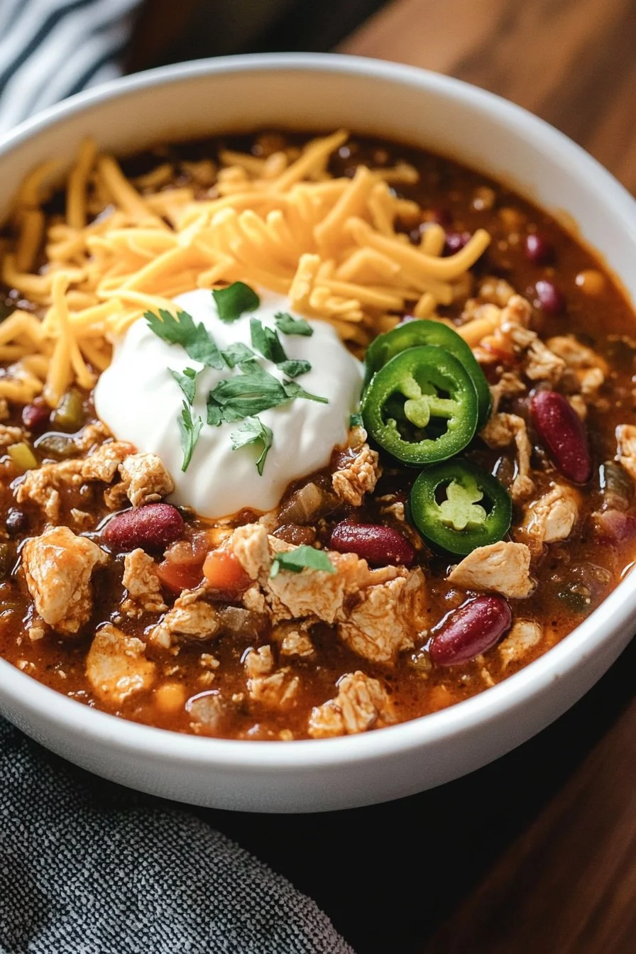 Chicken Jalapeno Popper Chili