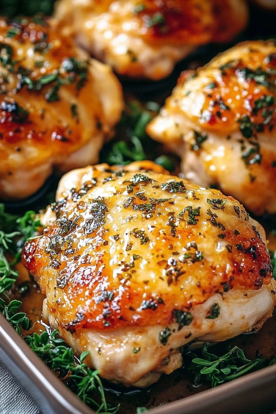 Ranch Seasoned Baked Chicken Thighs