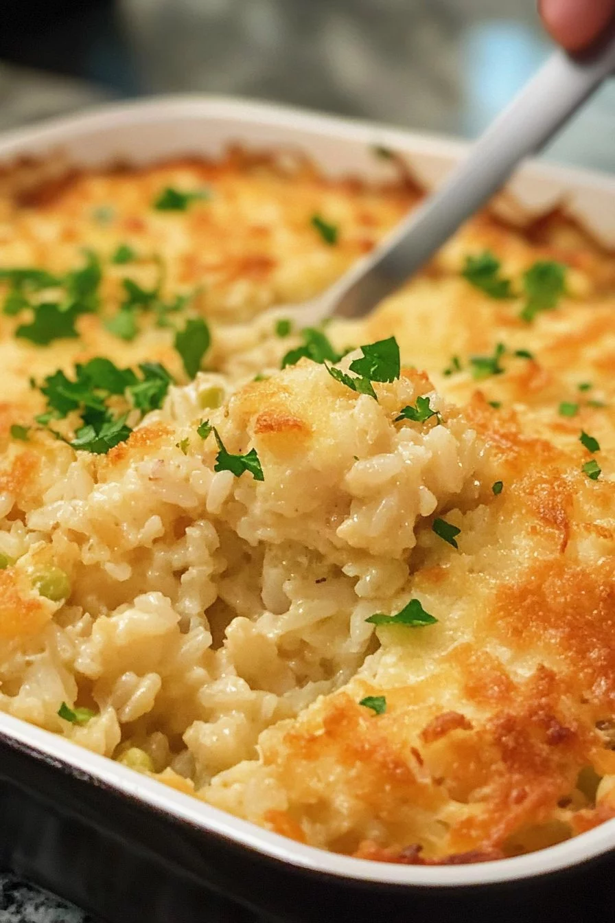 Mamaw's Chicken and Rice Casserole