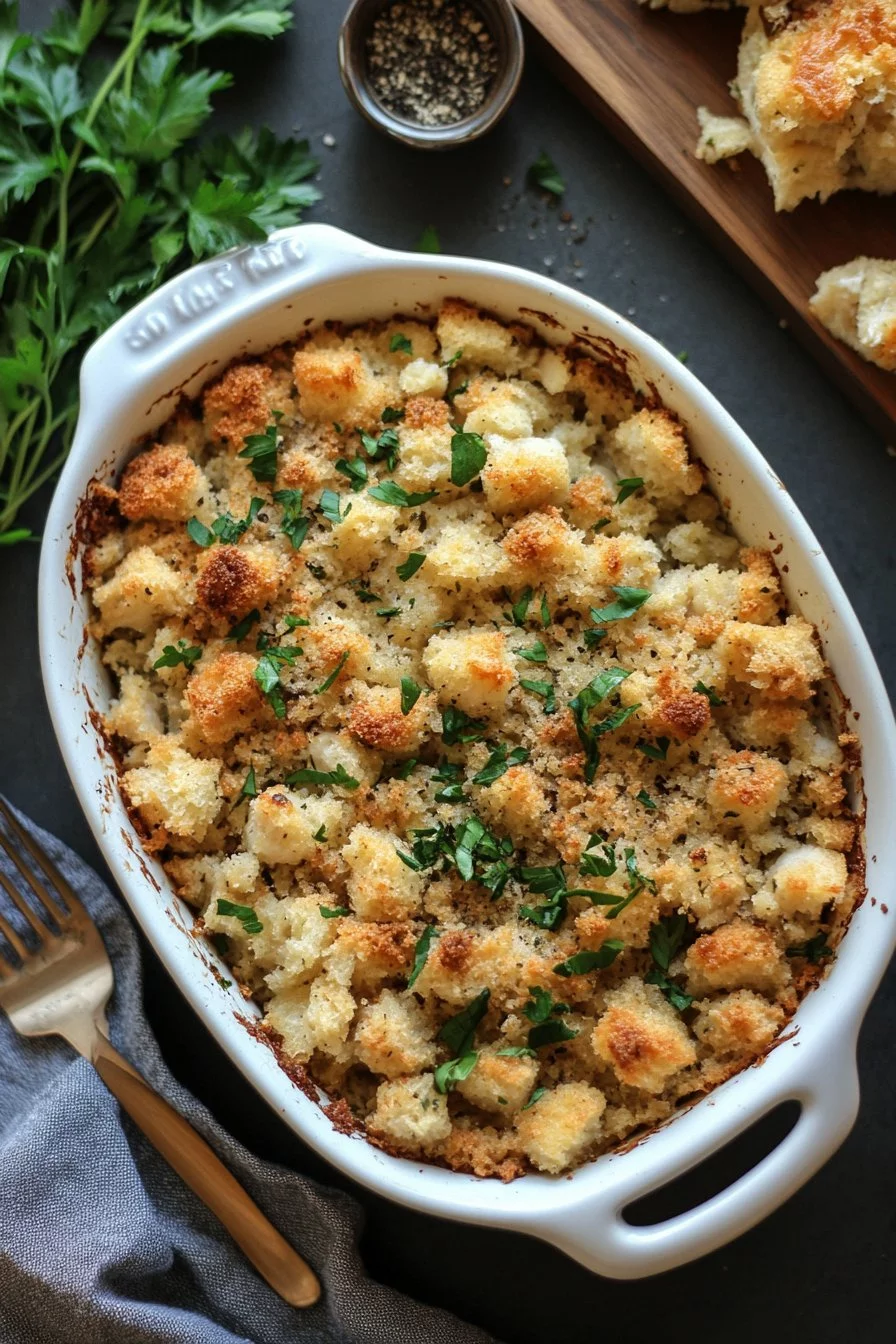 Chicken and Stuffing Casserole