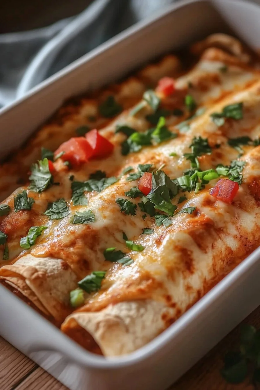 Cream Cheese Chicken Enchiladas