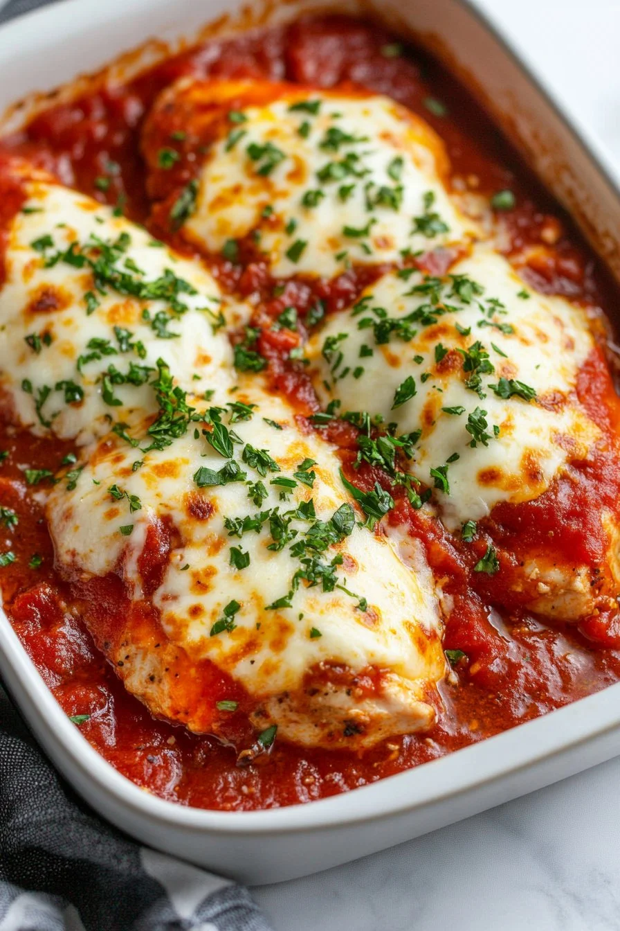 Ground Chicken Parmesan