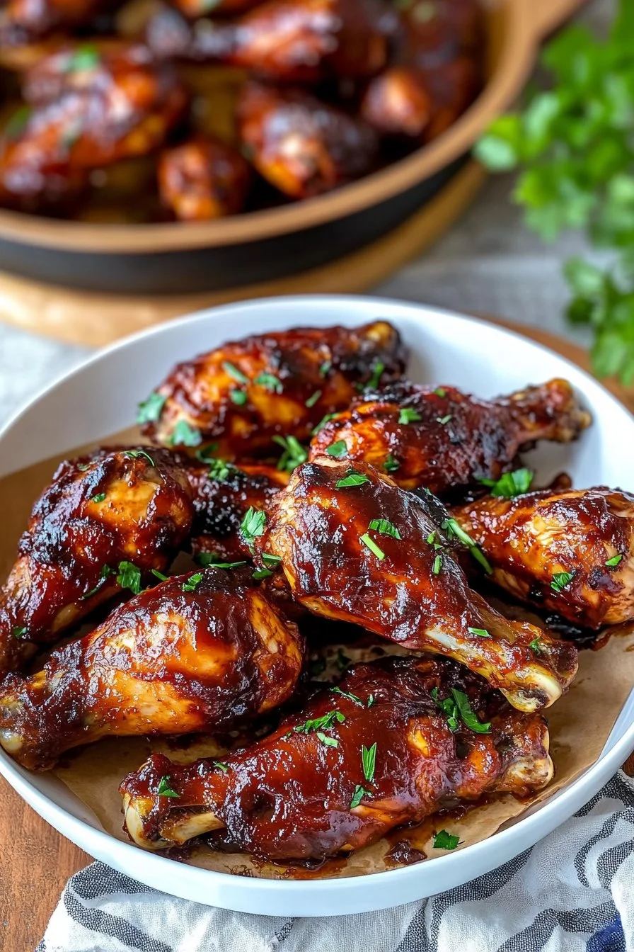 Baked BBQ Chicken Drumsticks