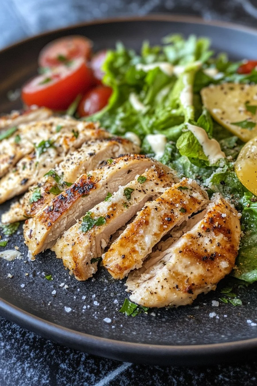 Melt-In-Your-Mouth Caesar Chicken