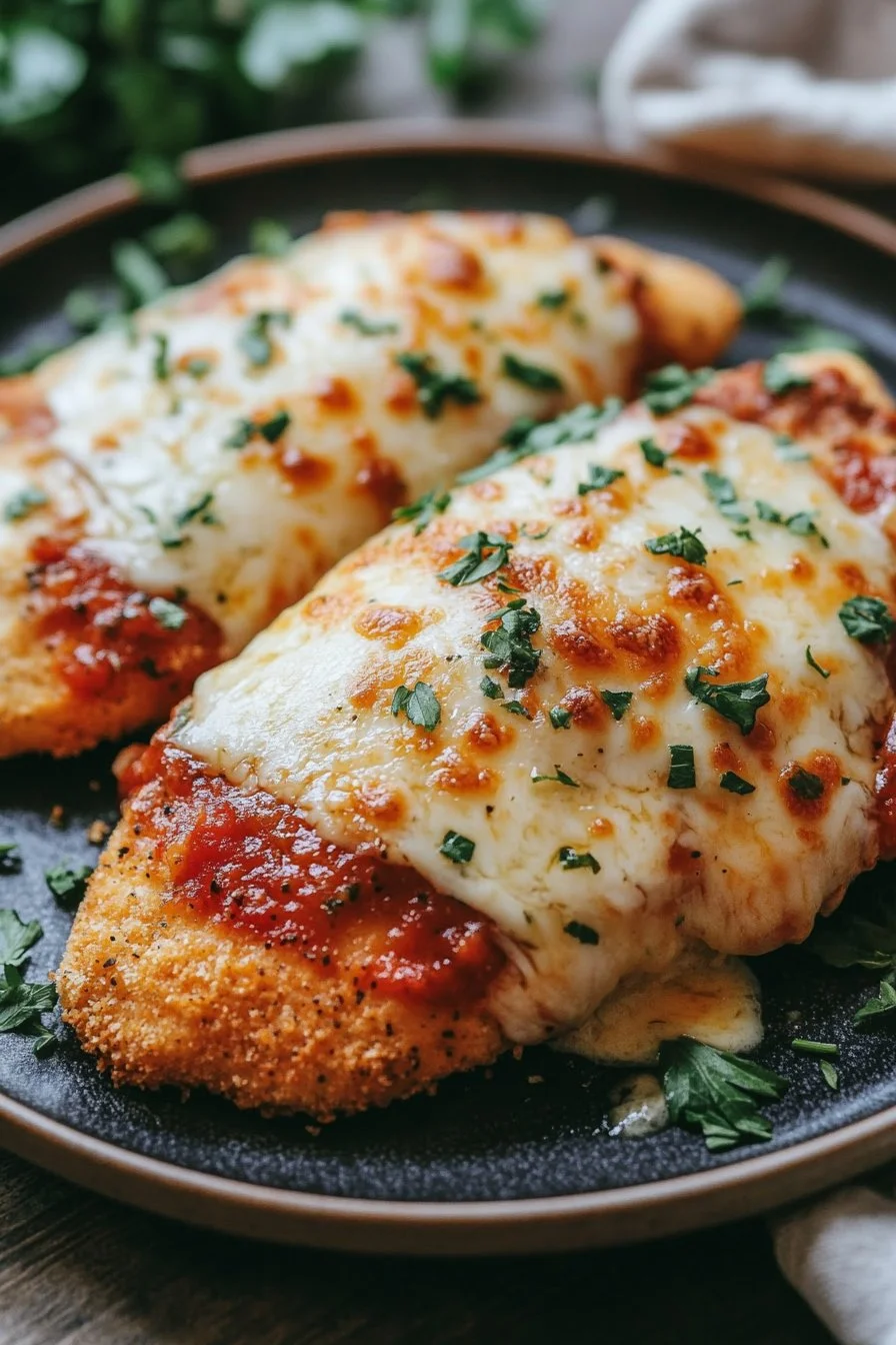Oven Baked Chicken Parmesan