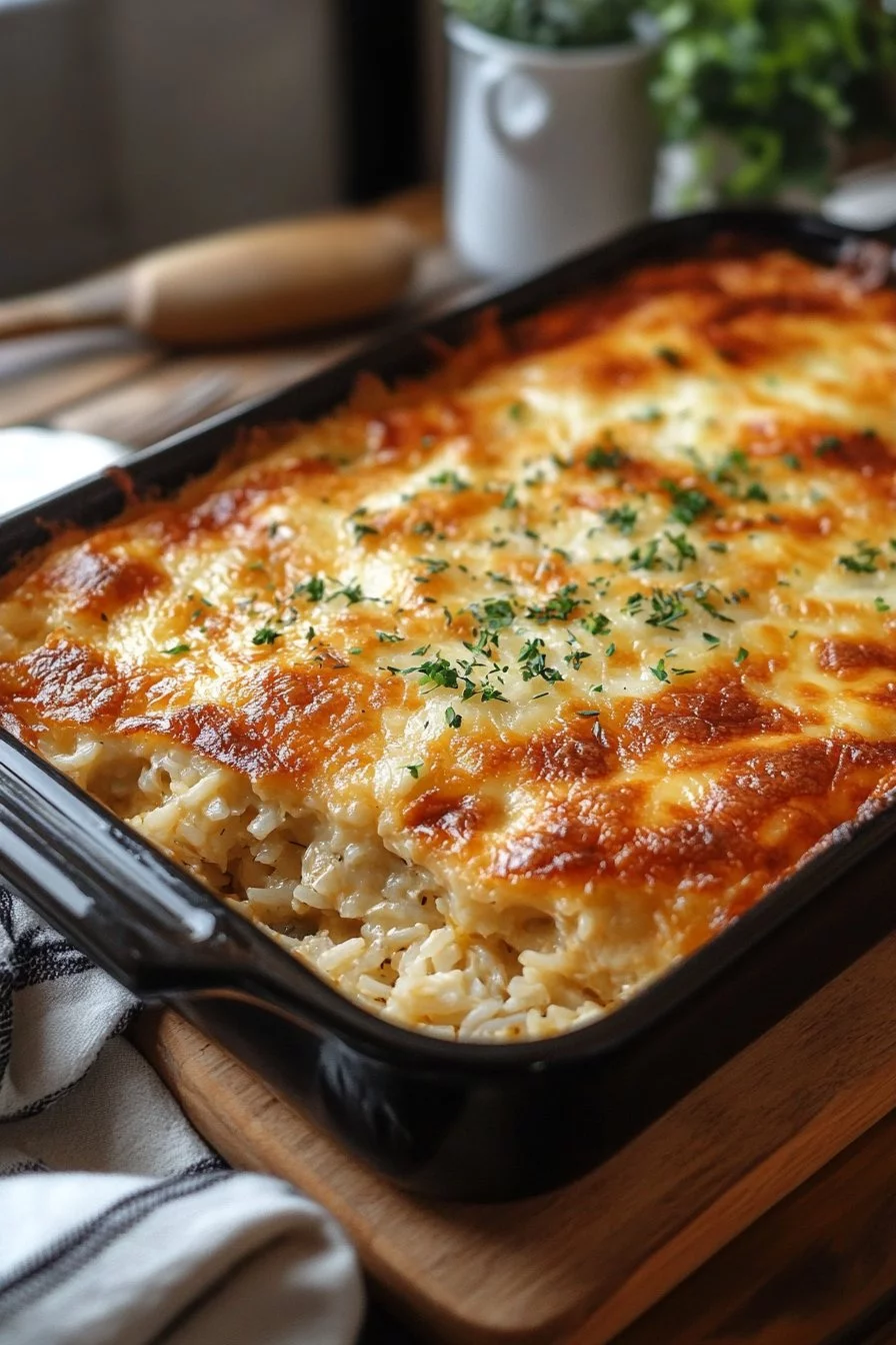 Old School Chicken and Rice Casserole