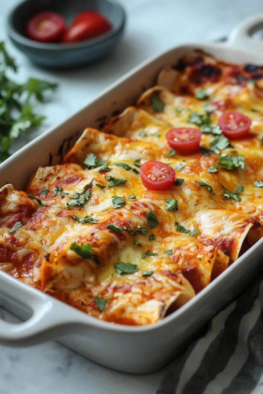 Cheese Chicken Enchiladas
