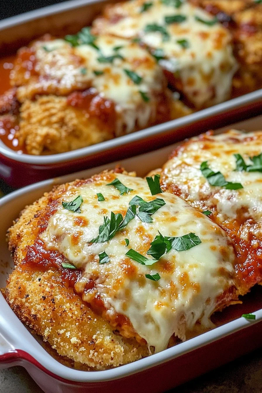 Crispy Baked Italian Chicken Parmesan