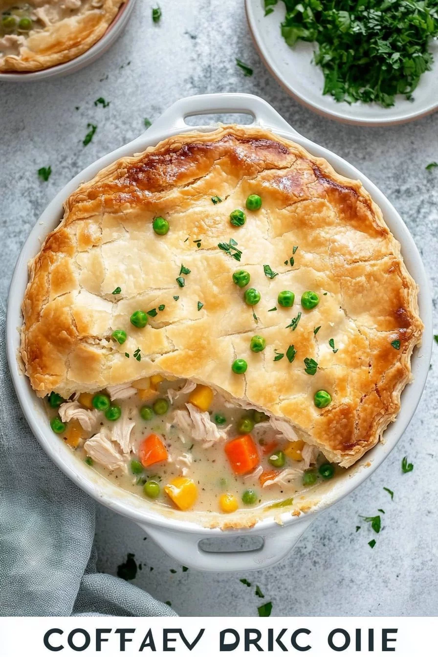 Crustless Chicken Pot Pie