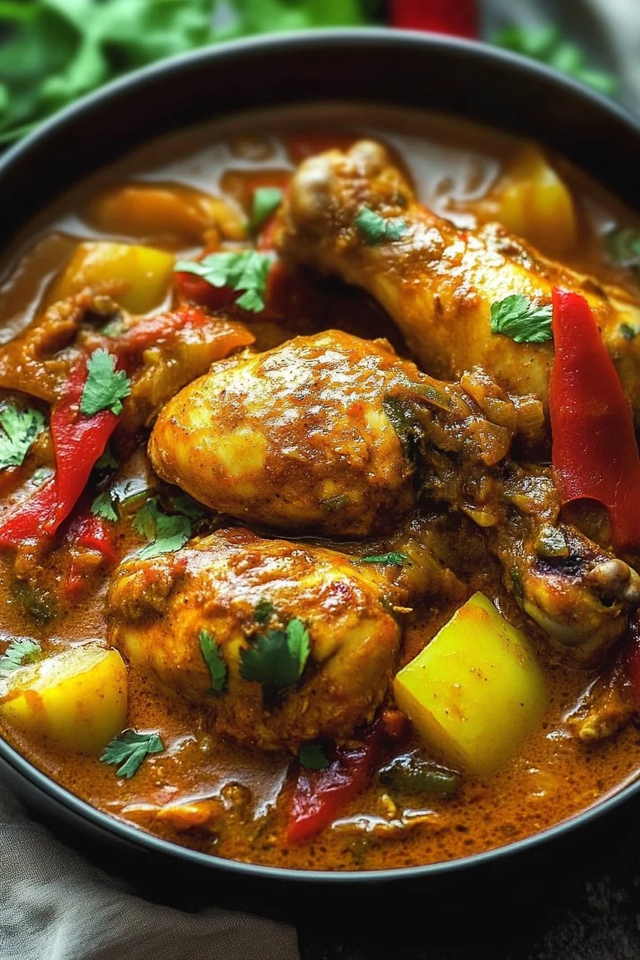 Authentic Jamaican Curry Chicken