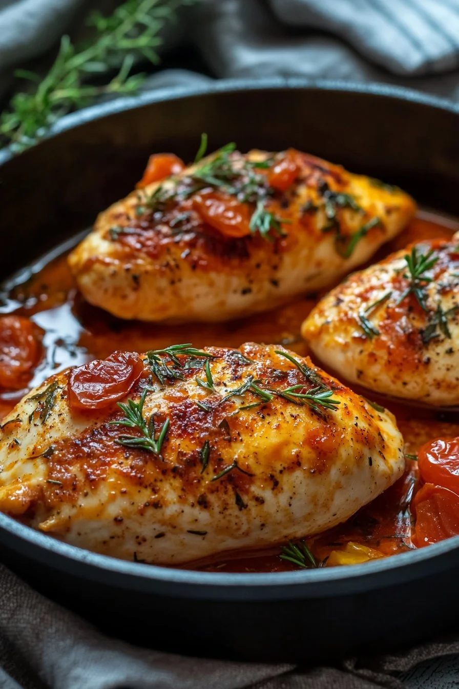 Baked Tuscan Chicken Breast