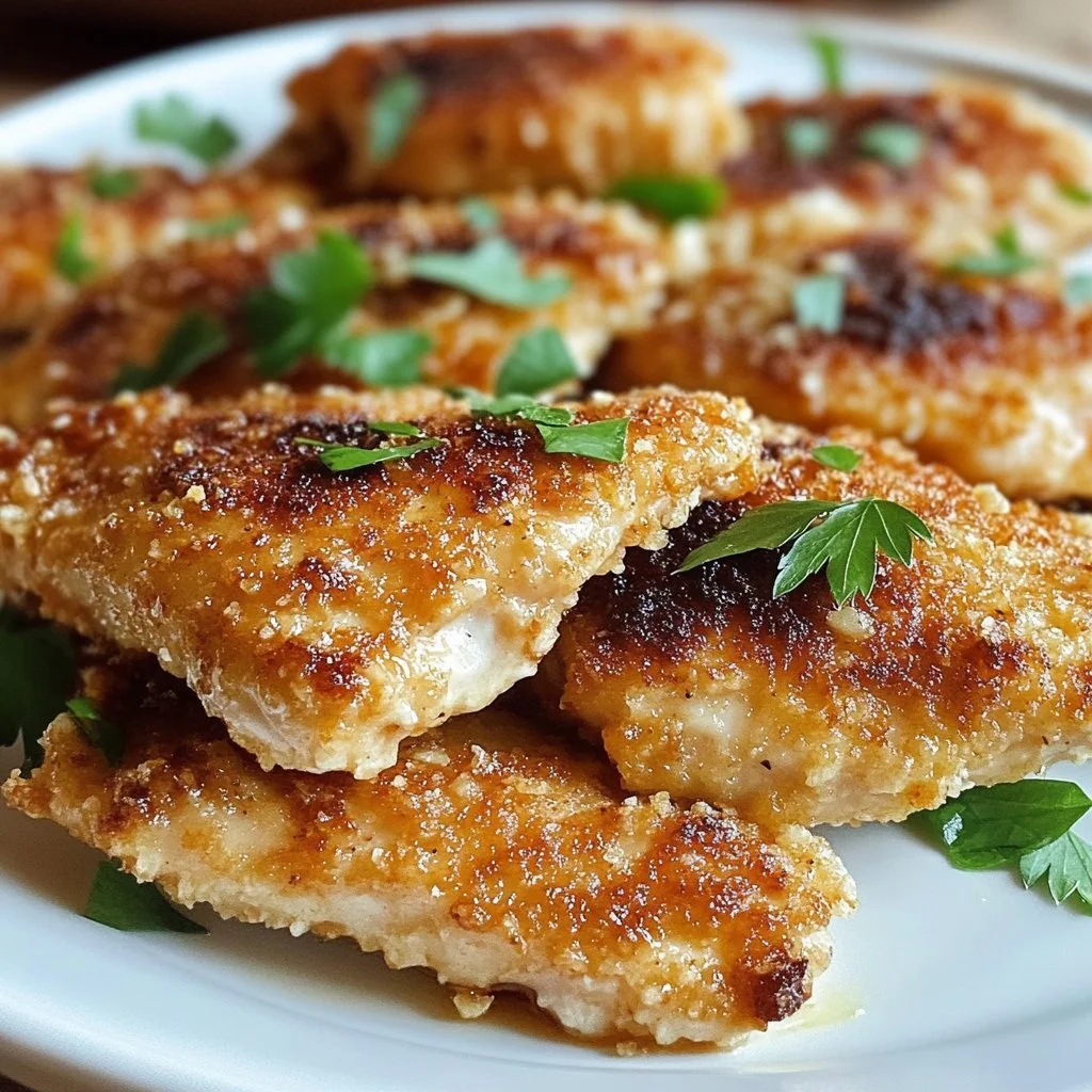Delicious Parmesan Crusted Chicken served at Longhorn Steakhouse